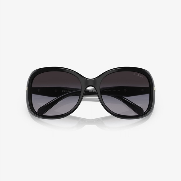 PRADA SPR 08O Women’s Sunglass Frame In Black/Gradient 57-17-130 - Picture 5 of 5